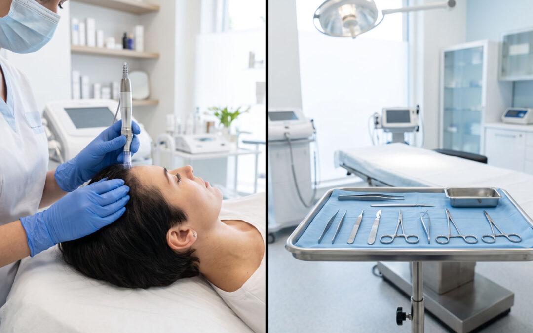 Haartransplantation oder OP-freie Therapie: Was ist der richtige Weg?